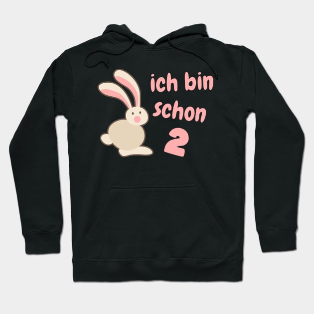 Hase ich bin schon 2 Kinder Geburtstag Hoodie by Foxxy Merch